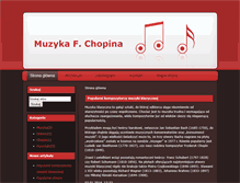 Tablet Screenshot of chopinopen.pl